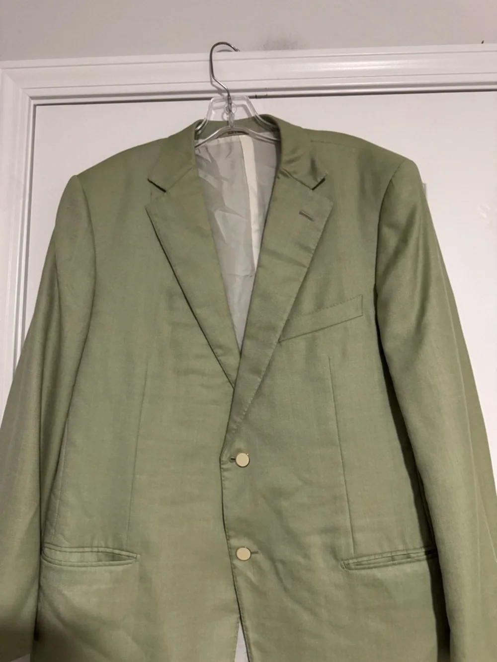 Sage Green Two-Button Sport Coat